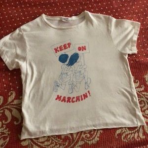Keep on marchin tee